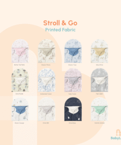 Selimut Bayi - Stroll 'n Go Minky Printed Cotton - Baby Loop